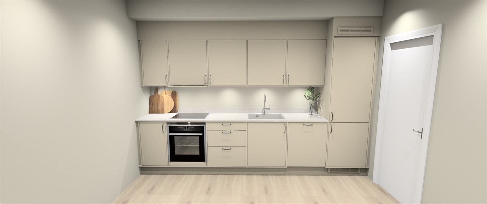 Kjøkkenbilde - Linstow. Illustrasjon. Galleribilde