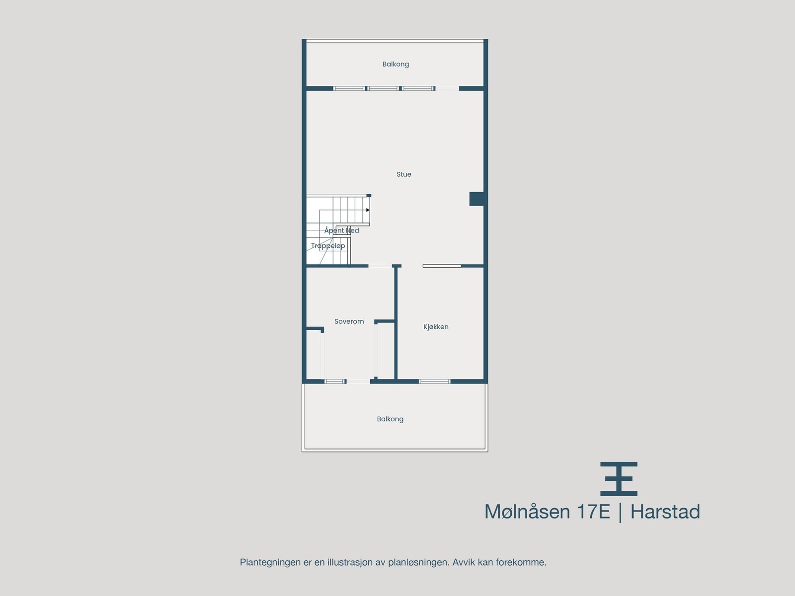 Plantegning 2. etasje Galleribilde