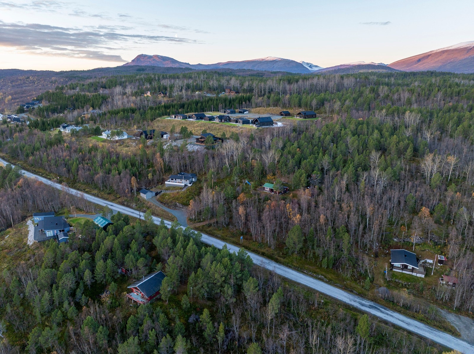 Flere hyttefelt i området Galleribilde