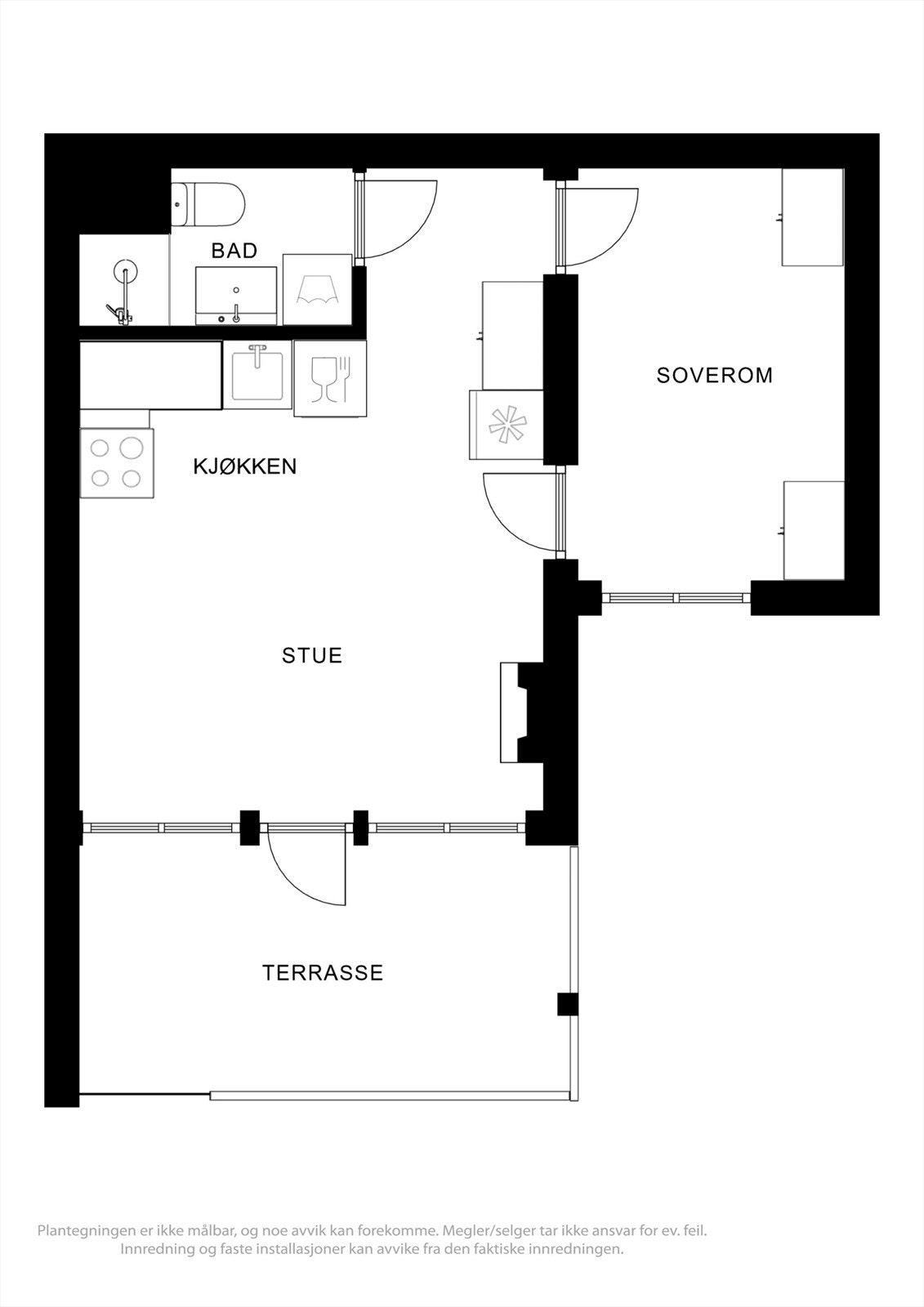 Plantegning. Galleribilde