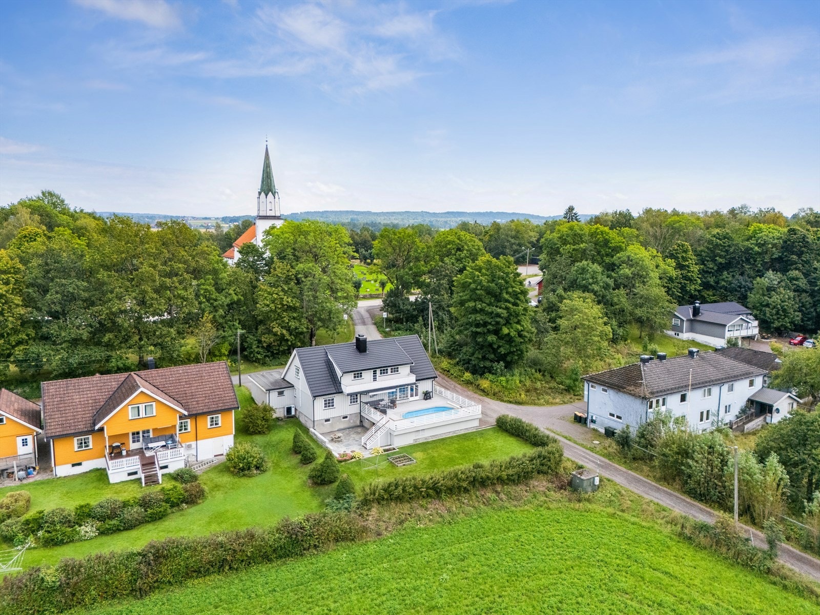 Solrikt beliggende Galleribilde