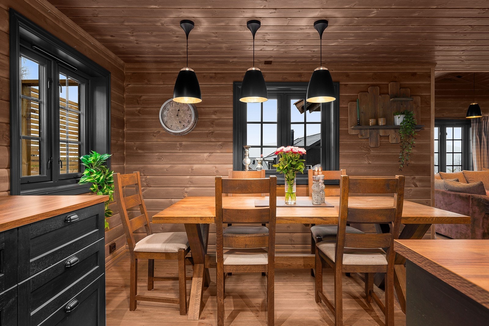 Her kan venner og familie samles til gode måltider. Galleribilde