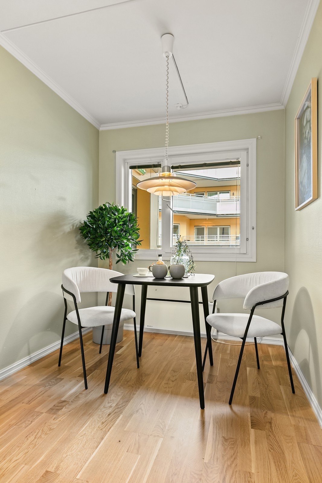 Det er også plass til en hyggelig spisekrok. Galleribilde