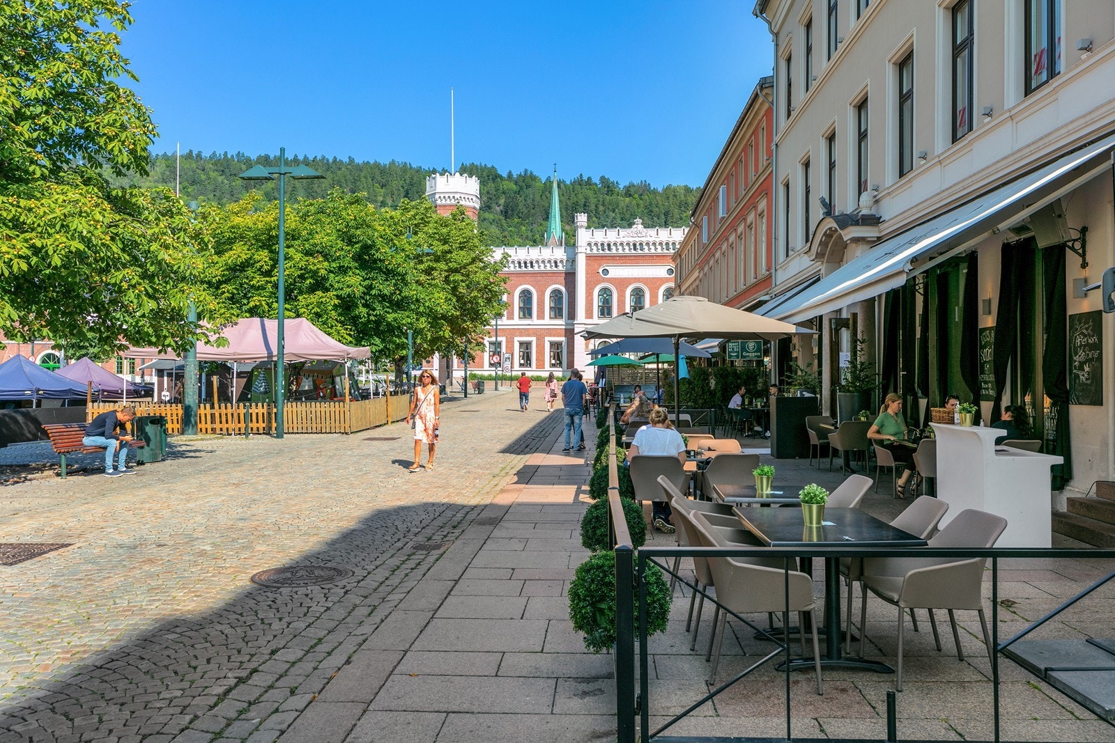Bragernes torg. Galleribilde