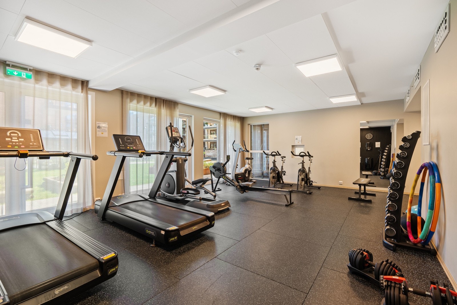 Felles trimrom. Galleribilde