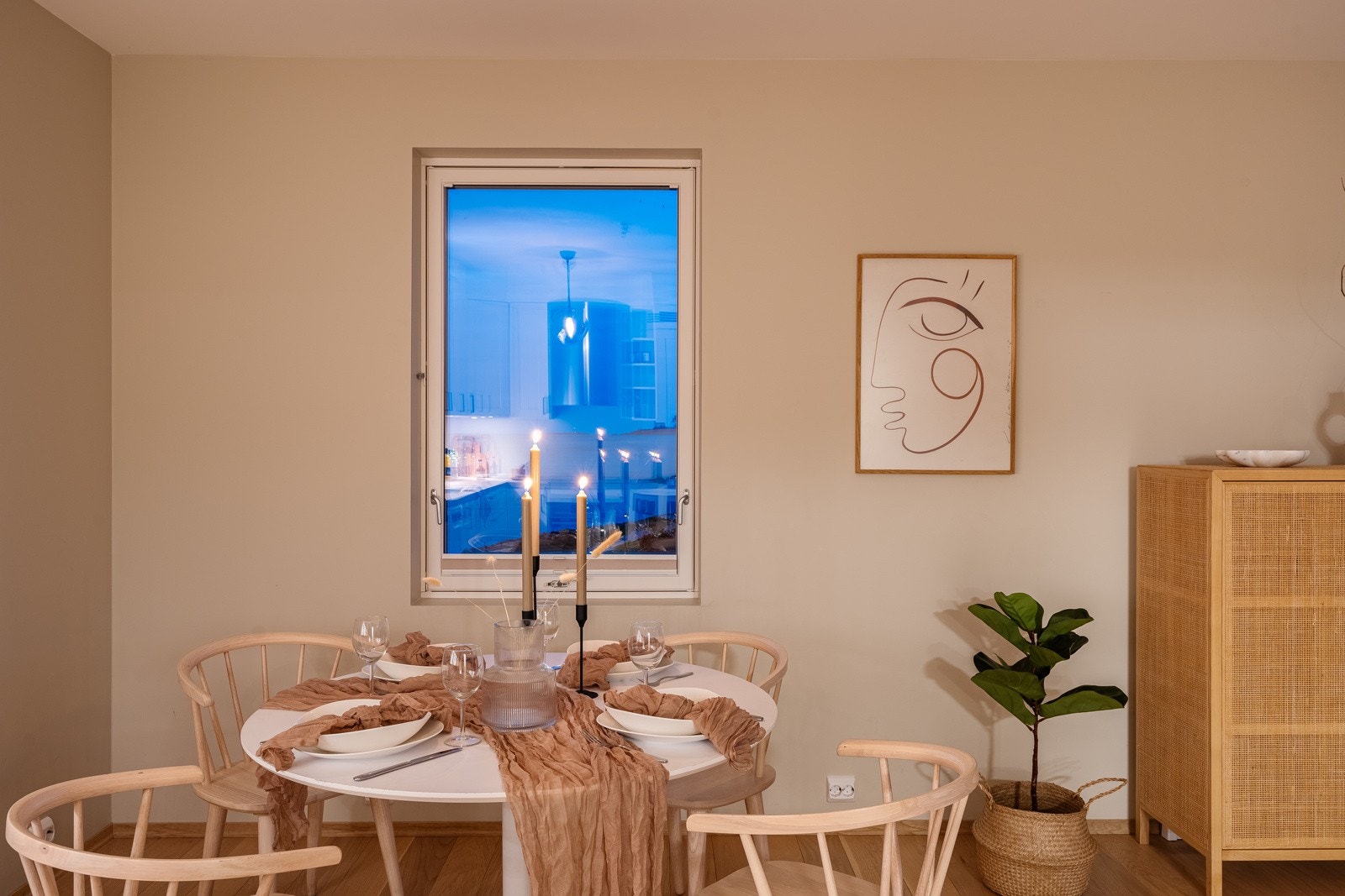 Kveldsstemning Galleribilde