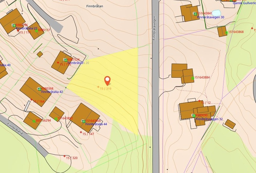 Kart fra Seeiendom.no. Galleribilde