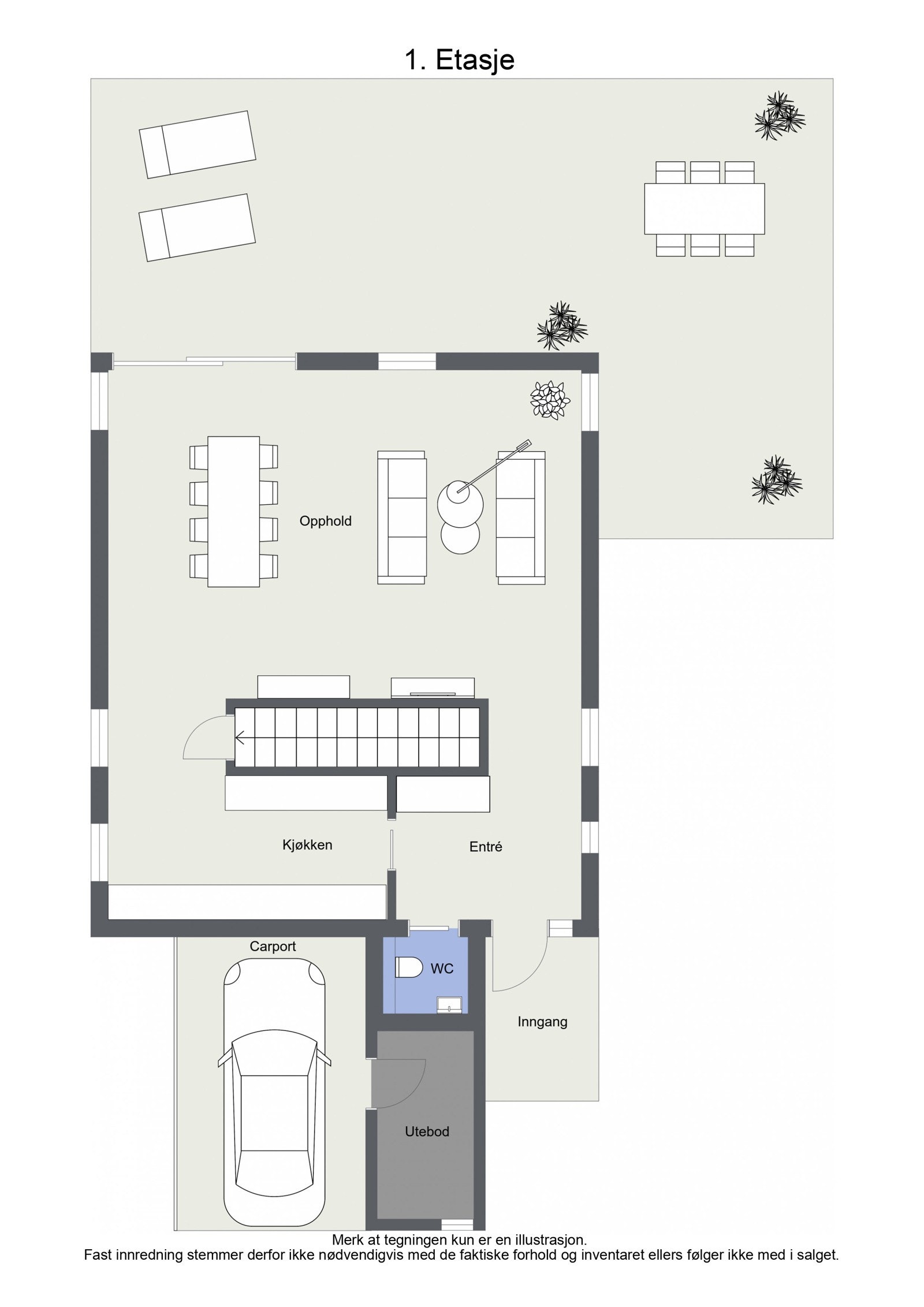 Floorplan letterhead - Kanalveien 11A - 2. Etasje - 2D Floor Plan Galleribilde