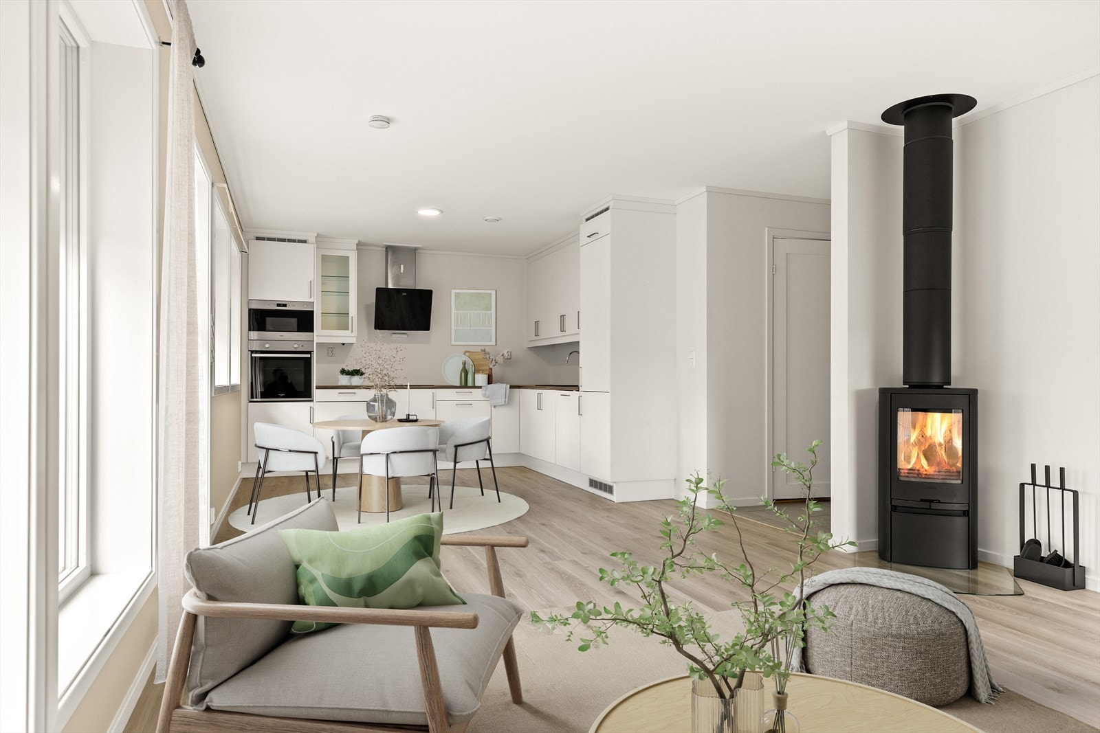 Bildet er digitalt møblert. Galleribilde