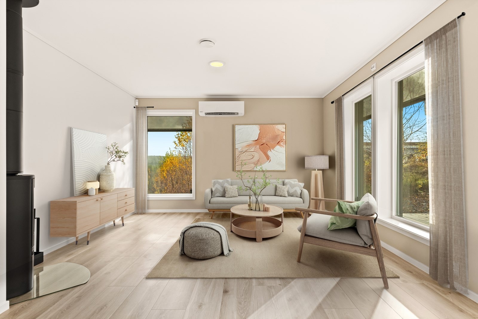 Velkommen til Brattåsen 36!
Bildet er digital møblert Galleribilde