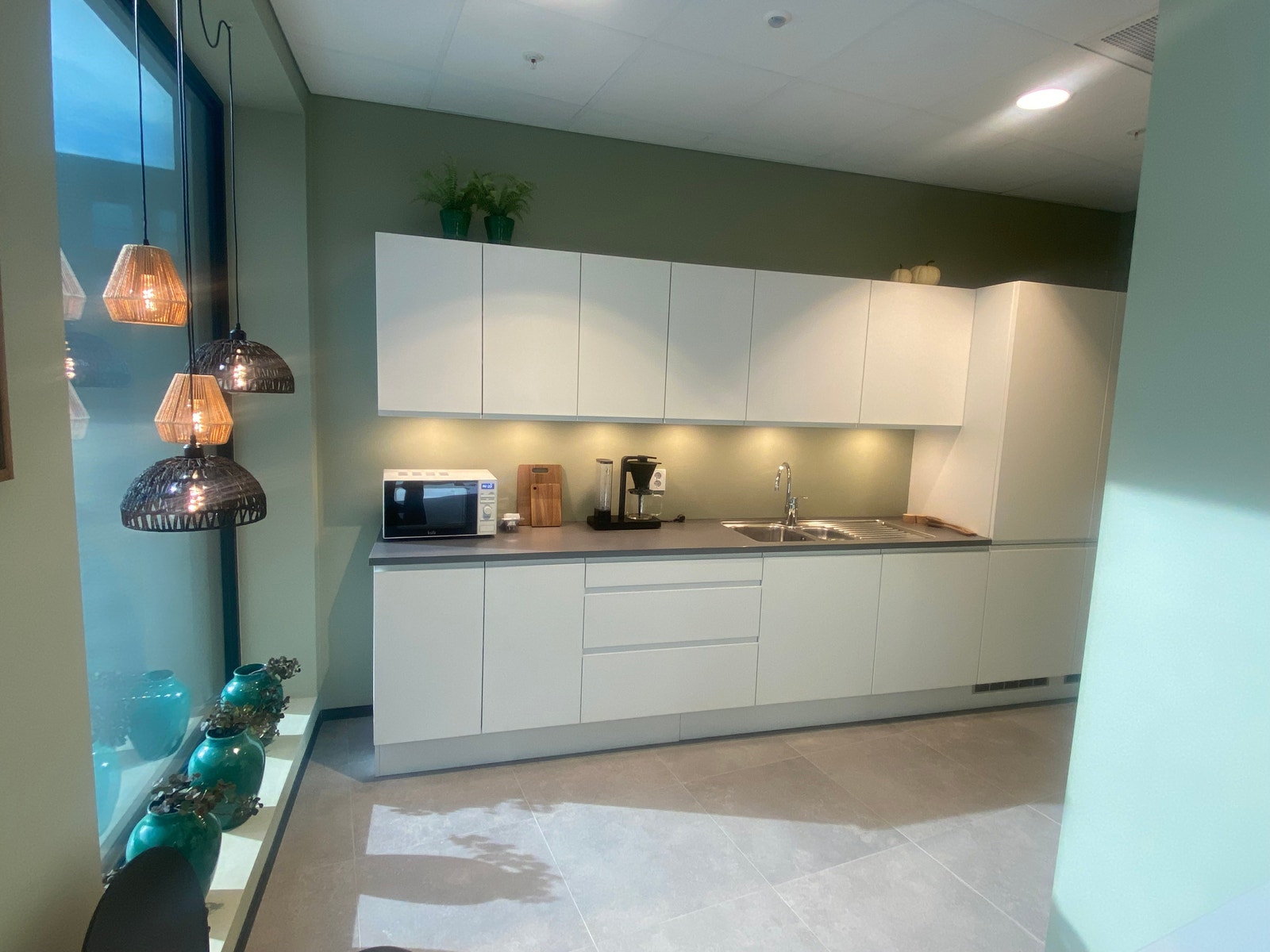 Kjøkken tilknyttet kantinen Galleribilde