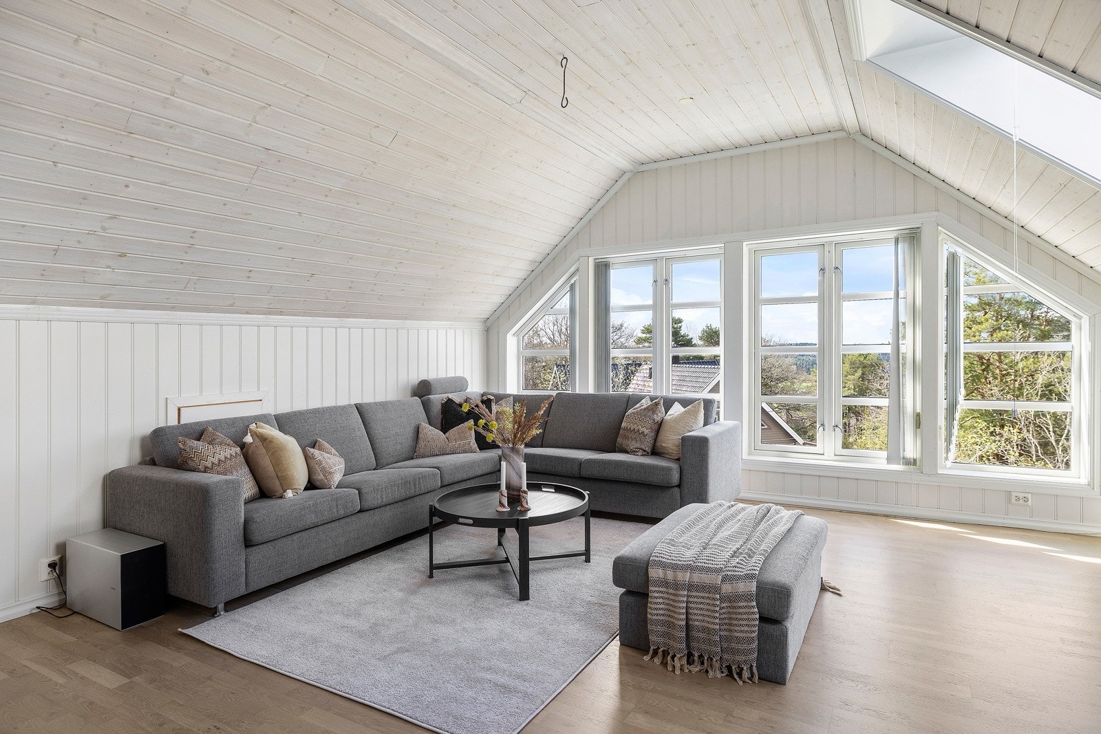 Stue i øverste etasje er av god størrelse. Galleribilde