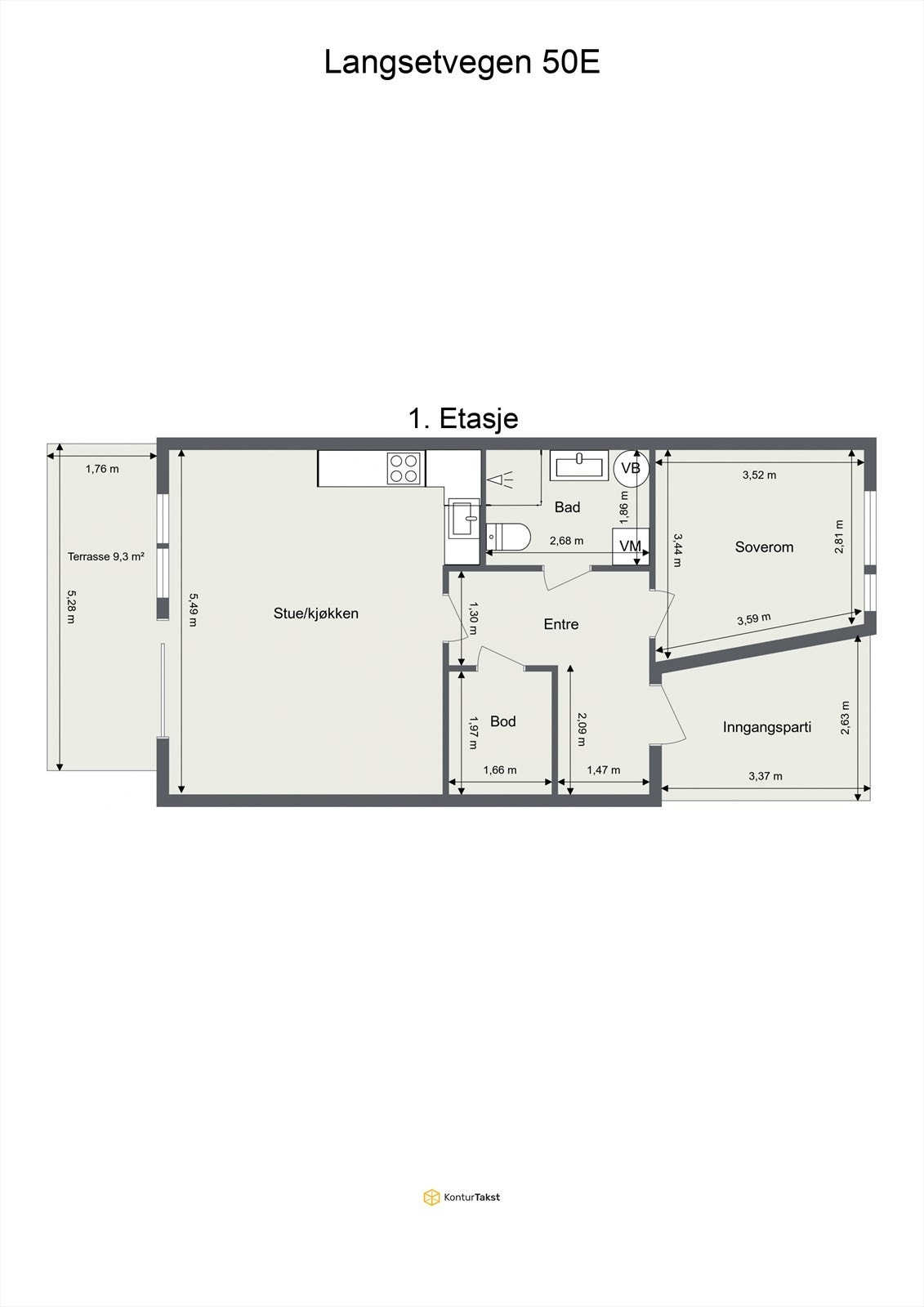 Plantegning 1. etasje. Galleribilde