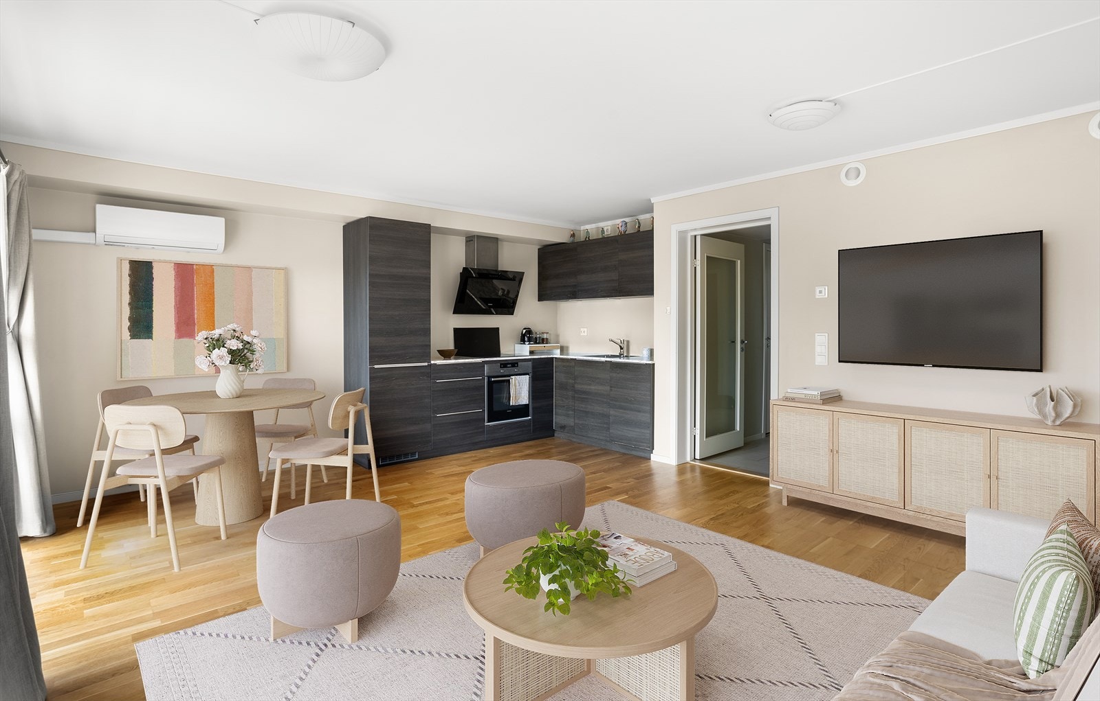 Velkommen til Langsetvegen 50E! Digitalt møblert. Galleribilde