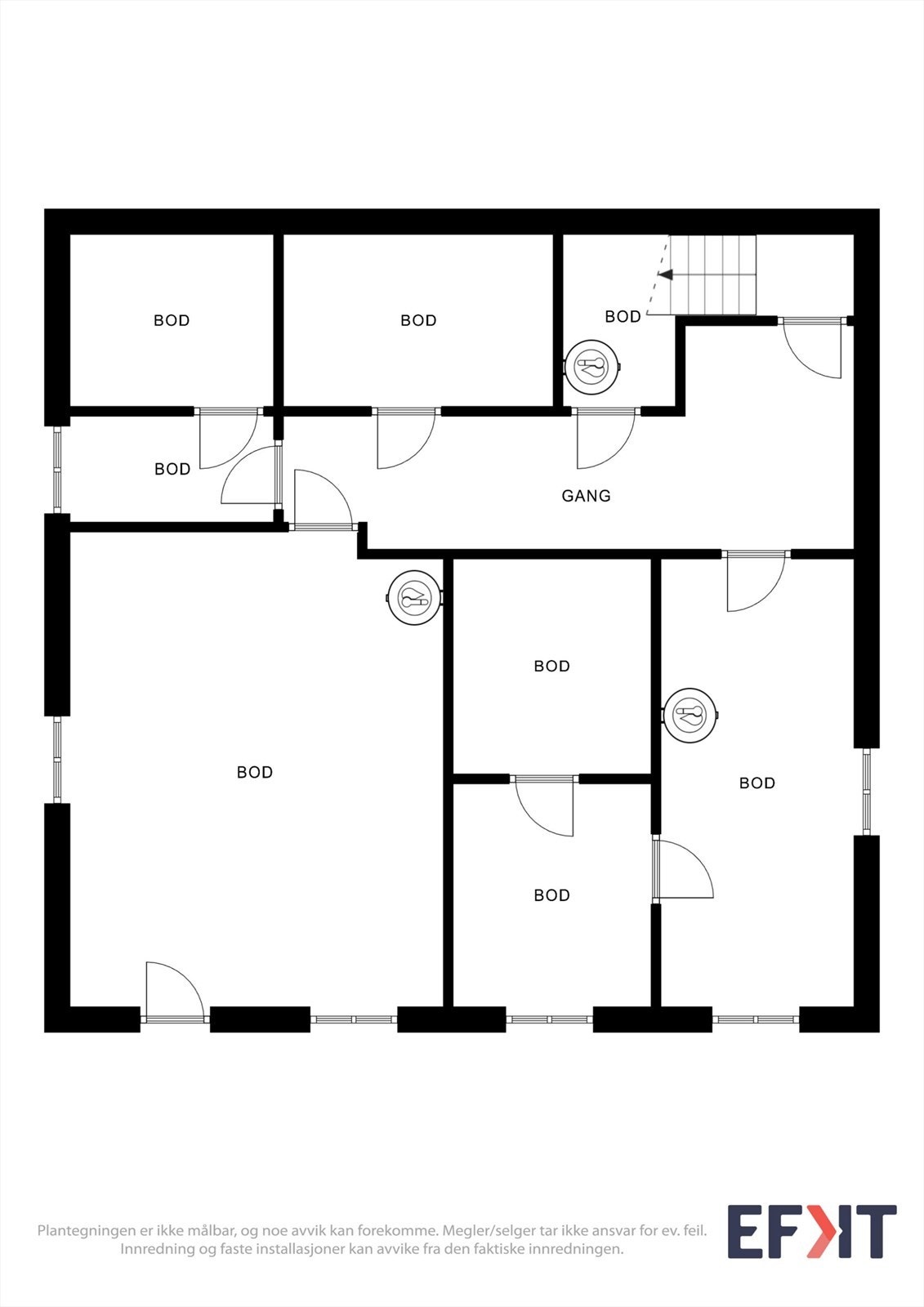 Plantegninger, kjeller Galleribilde