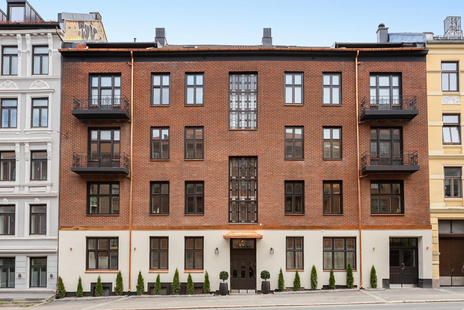 Tranegården - Nyoppusset bygård på St.Hanshaugen Galleribilde