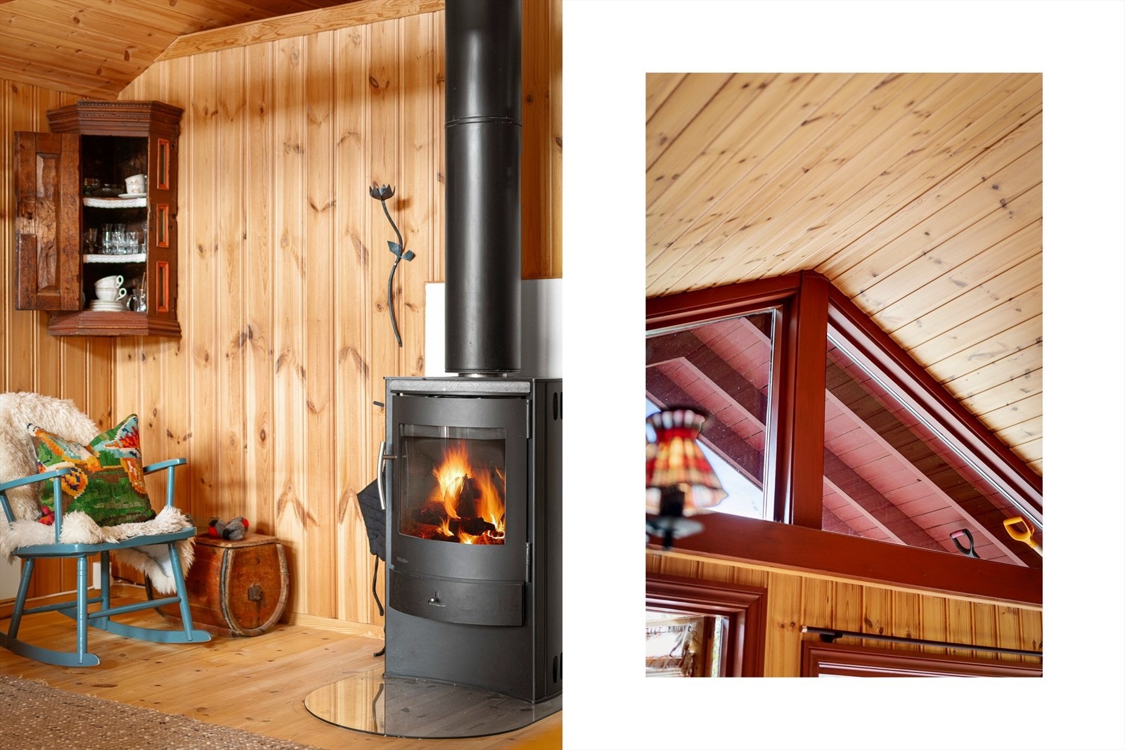 - Peis i stuen sørger for en behagelig innetemperatur selv på kalde vinterdager - Galleribilde