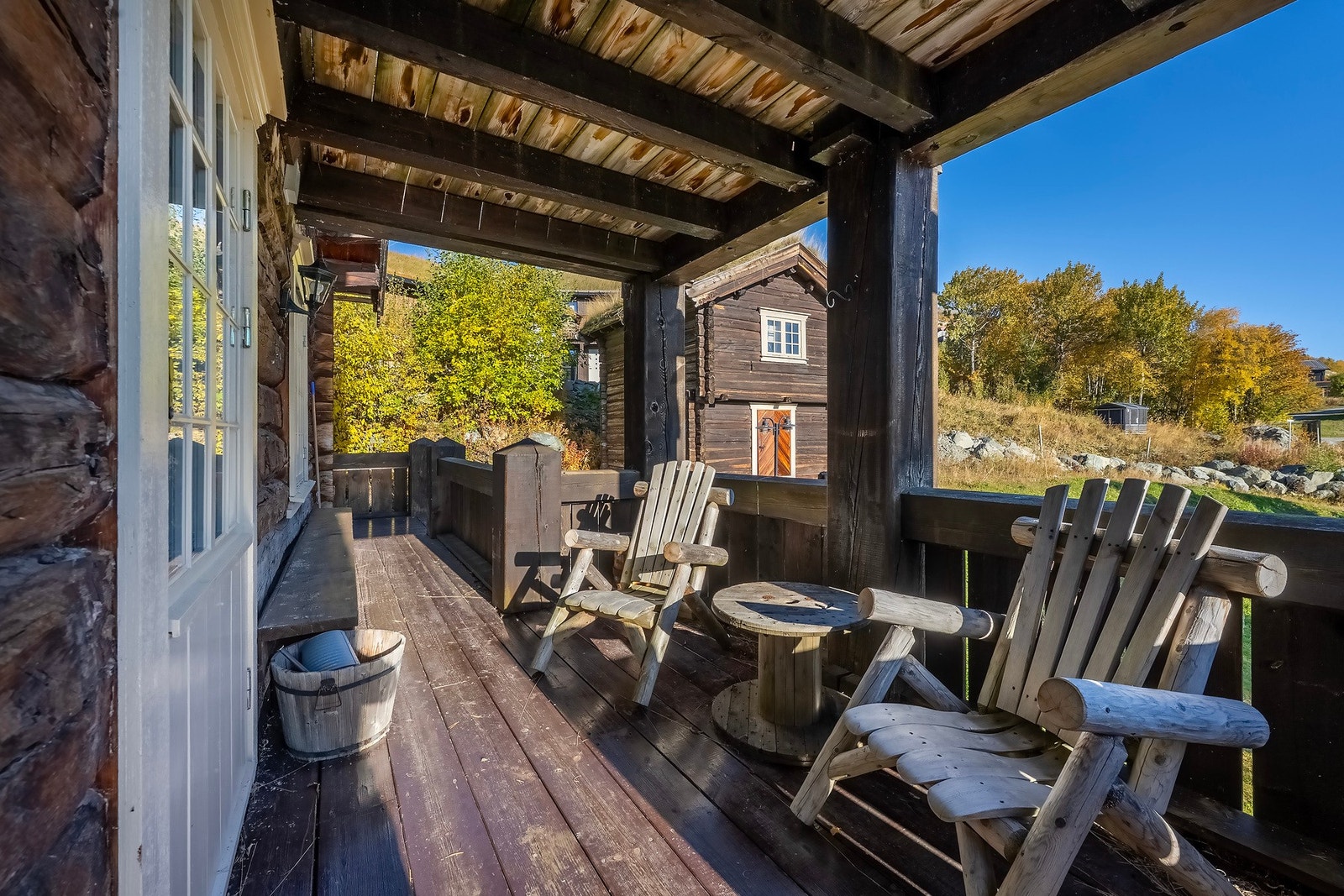 Veranda i 1. etasje. Galleribilde