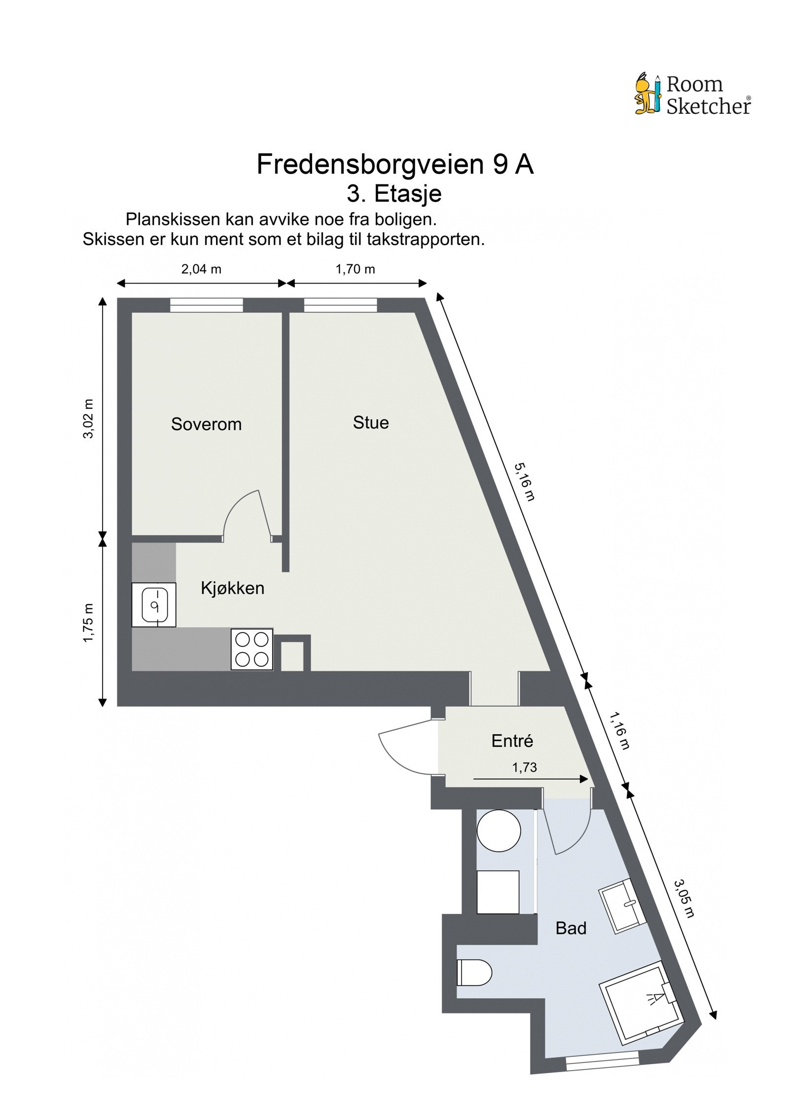 Plantegning Galleribilde