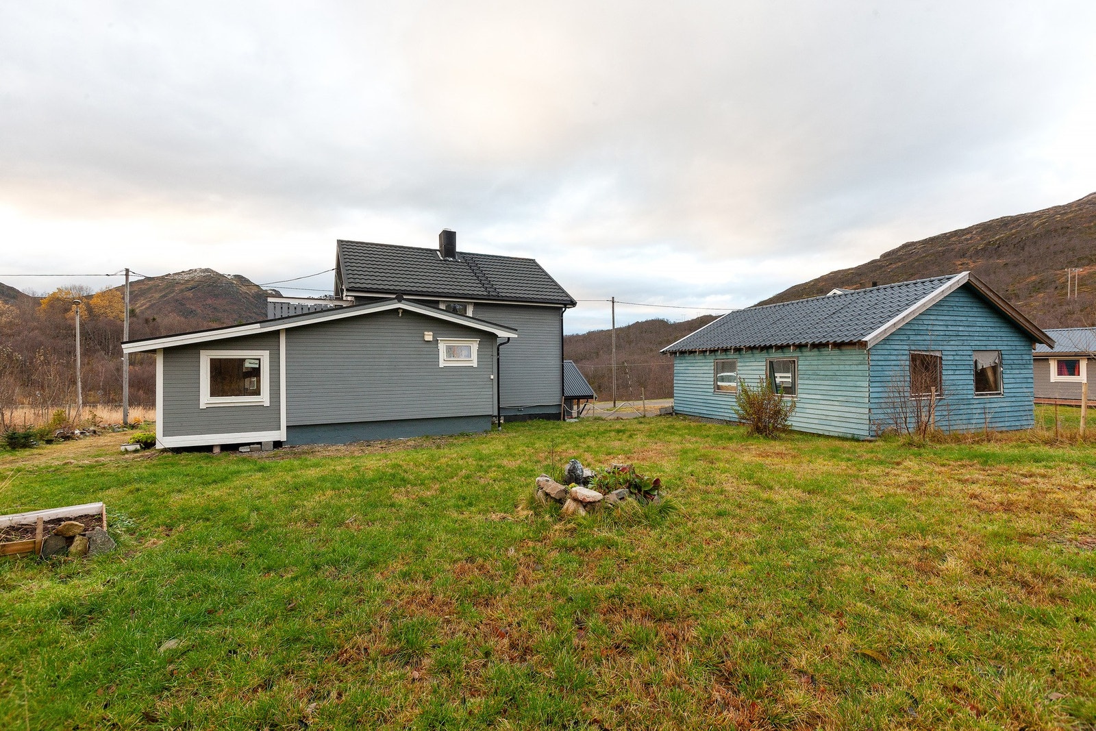 Eiendommen er på over 1,9 mål. Galleribilde