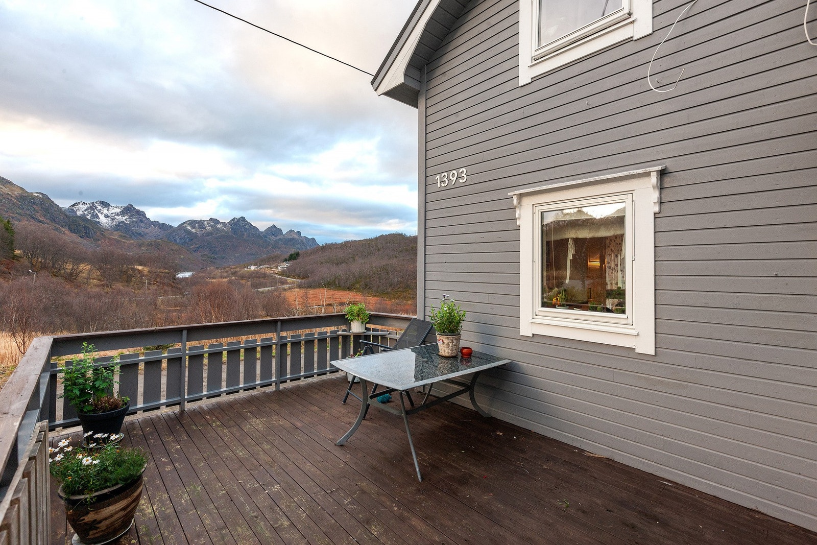 Utsikt fra veranda. Galleribilde