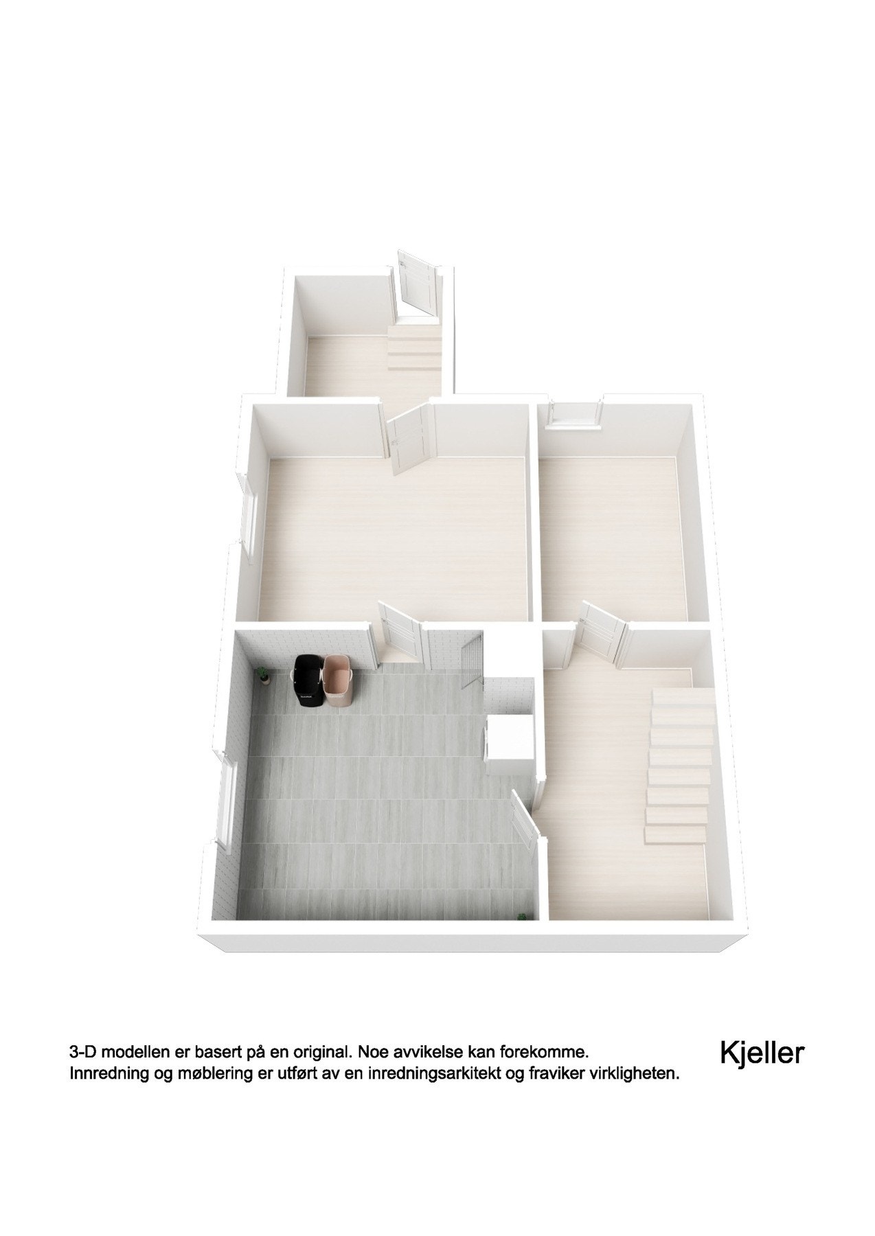 Plantegning, kjeller Galleribilde