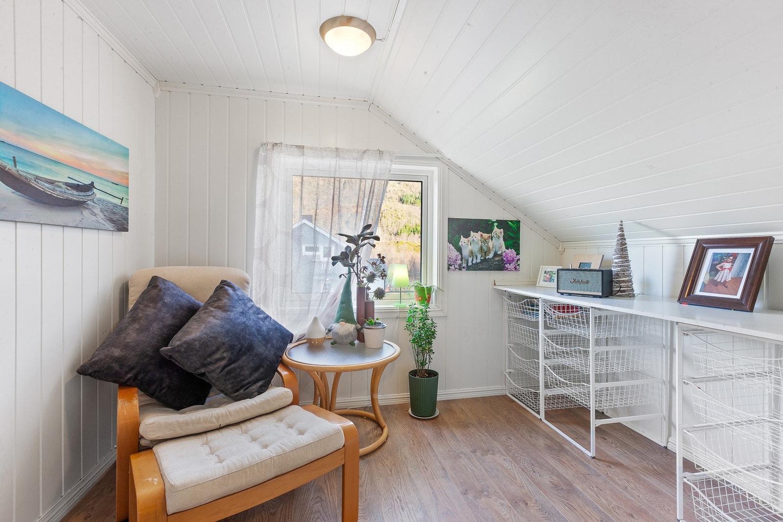 Det e fire soverom samlet i lofetasjen. Galleribilde