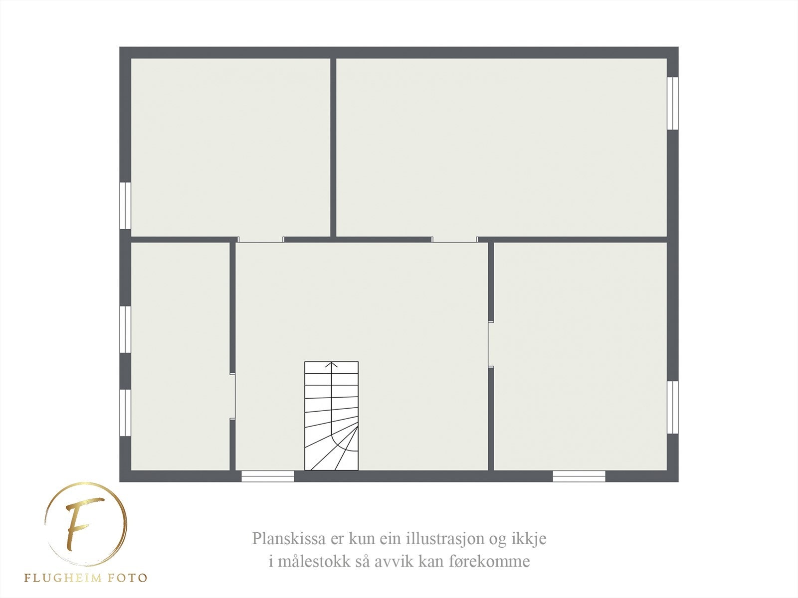 Planteikning - Underetasje Galleribilde