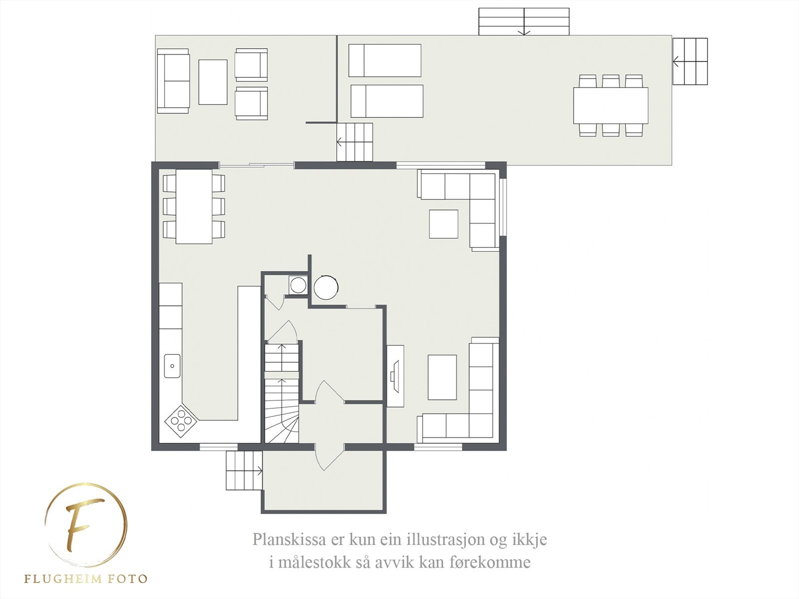Planteikning - 1. Etasje Galleribilde