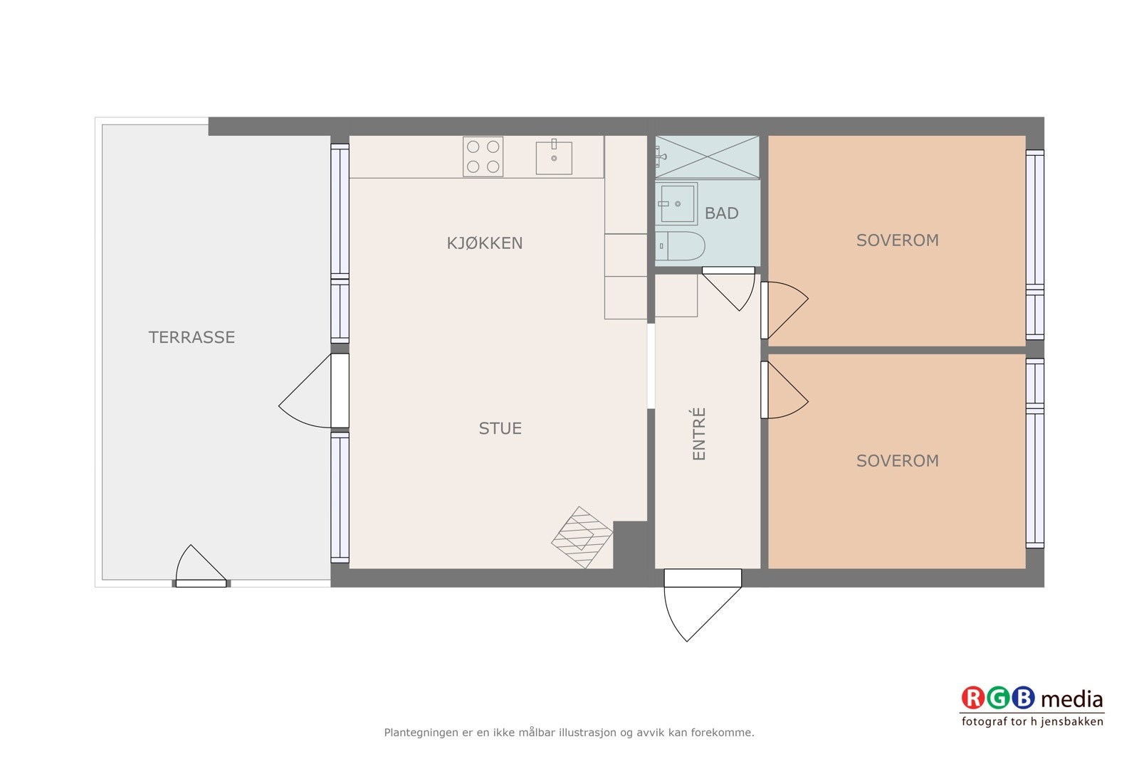 Plantegning Galleribilde