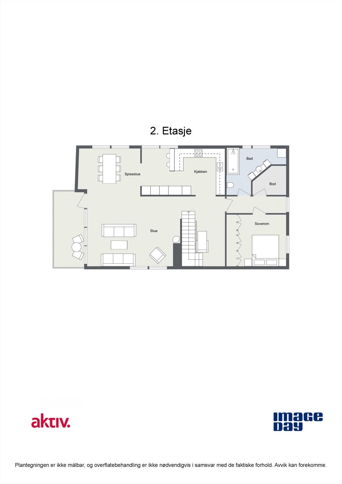 Plantegning 2. etasje. Galleribilde