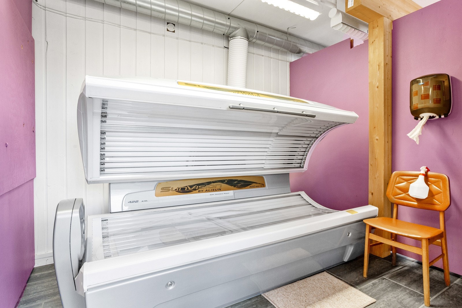 Solarium i næringsdelen. Galleribilde