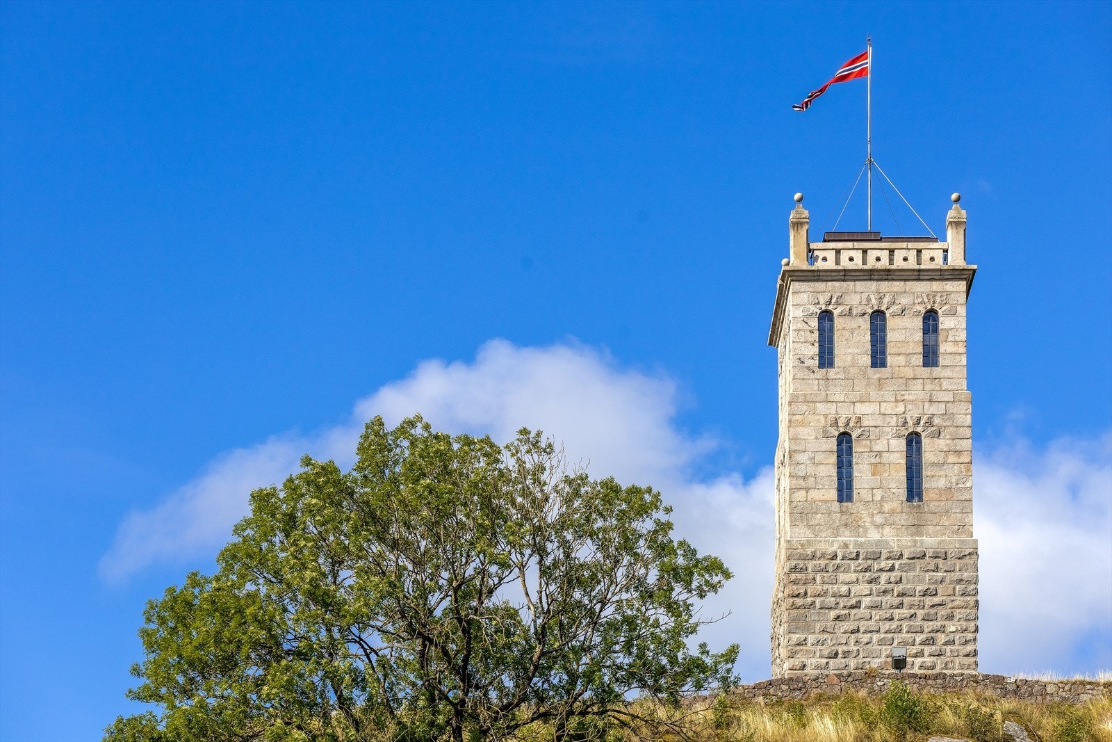 Utsikten til Slottsfjellet fra leiligheten Galleribilde