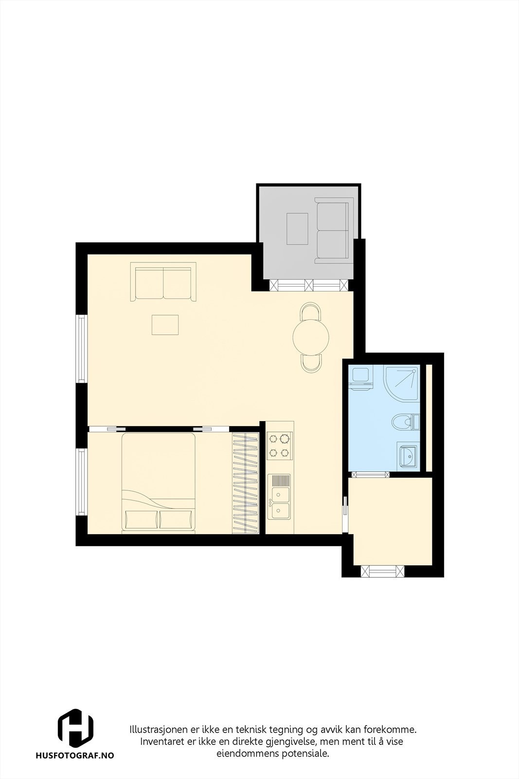 Plantegning Galleribilde