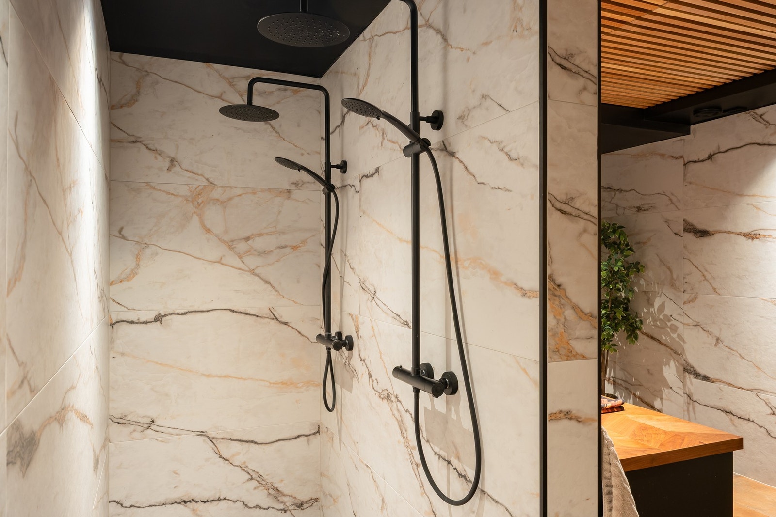 Dusjsone i spaavdelingen.