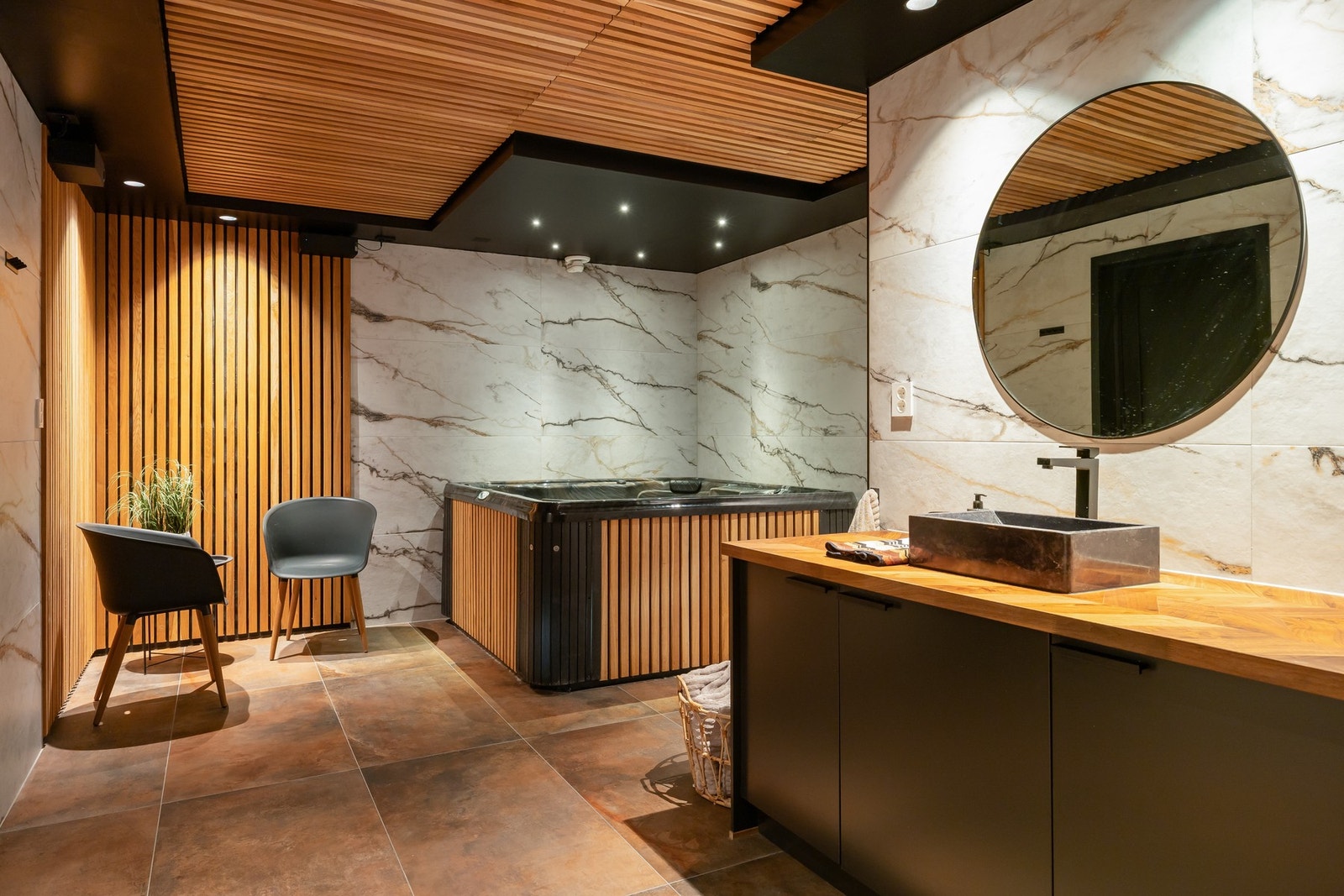 Dette er en perfekt avdeling for velvære og avslapning etter en dag i skibakken eller på fjellet.