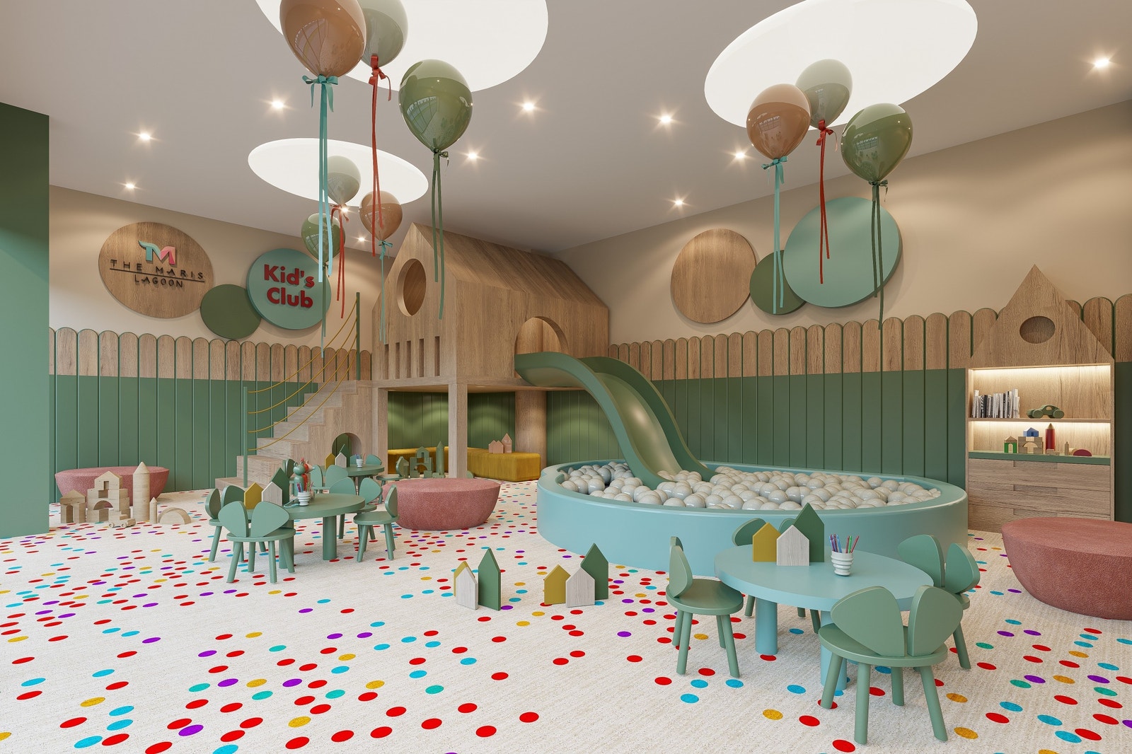 indoor kids playground Galleribilde