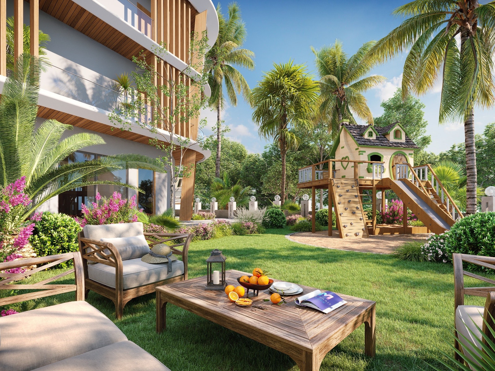 Outdoor kids playground Galleribilde