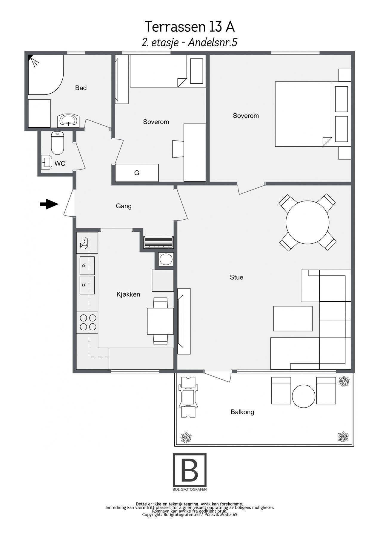 Plantegning Galleribilde
