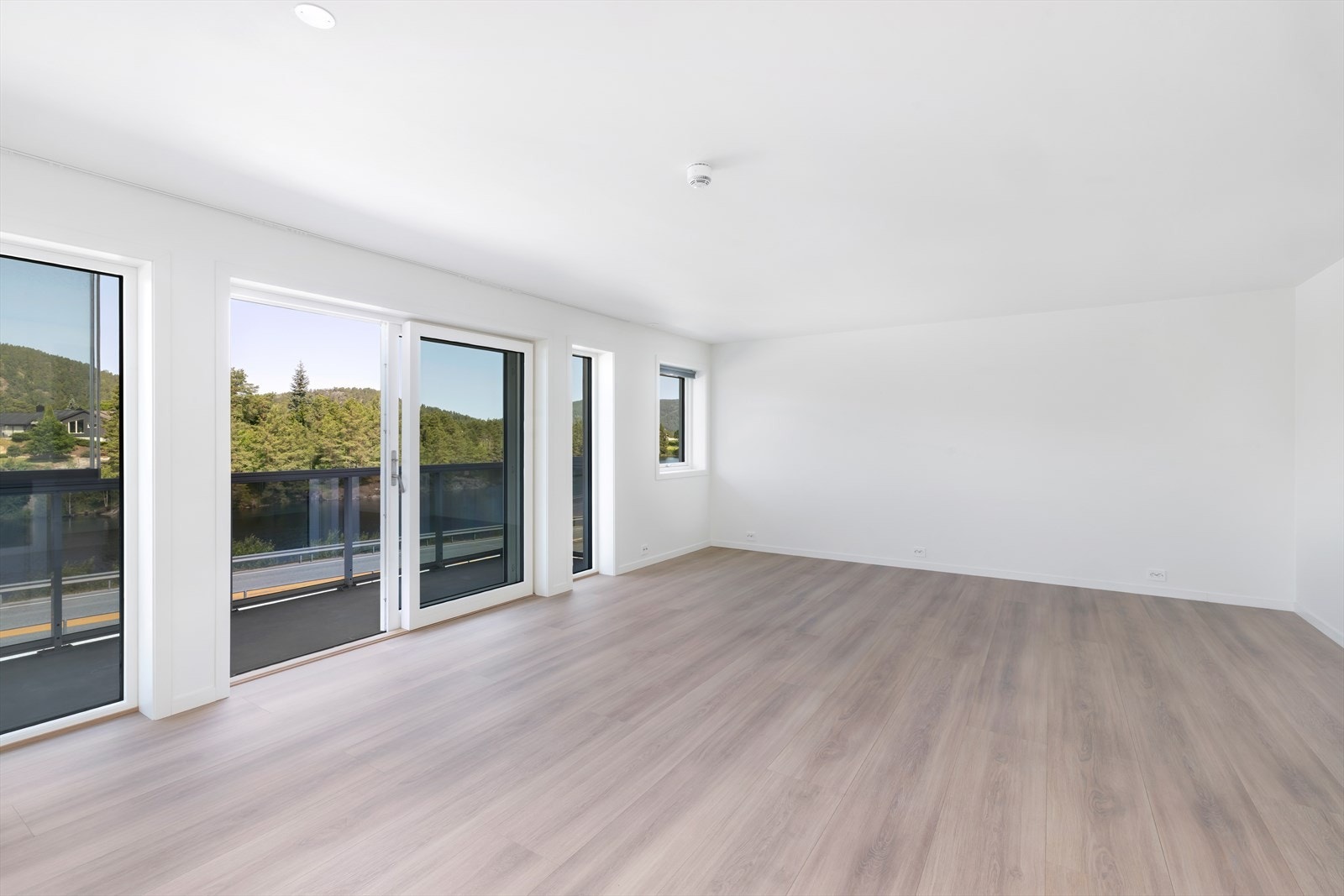 Stor stue med god plass for sittegruppe og spisebord m.m. Galleribilde