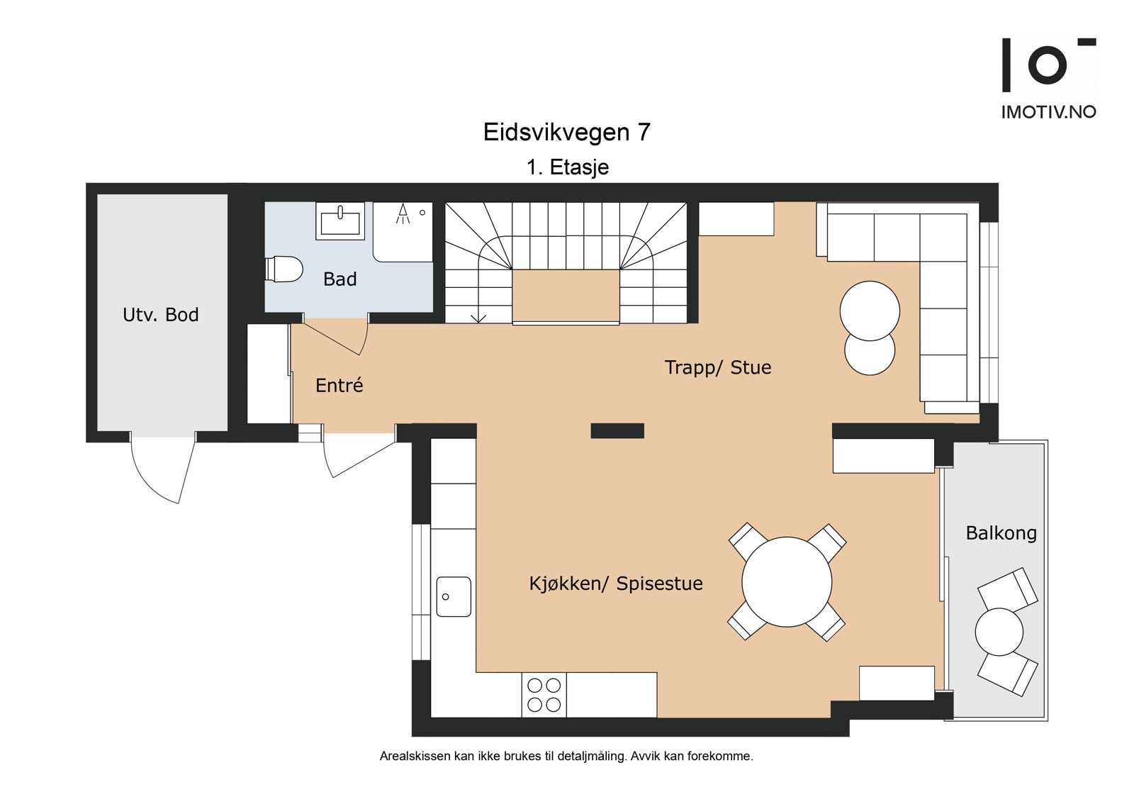 Plantegning 1. etg. Galleribilde