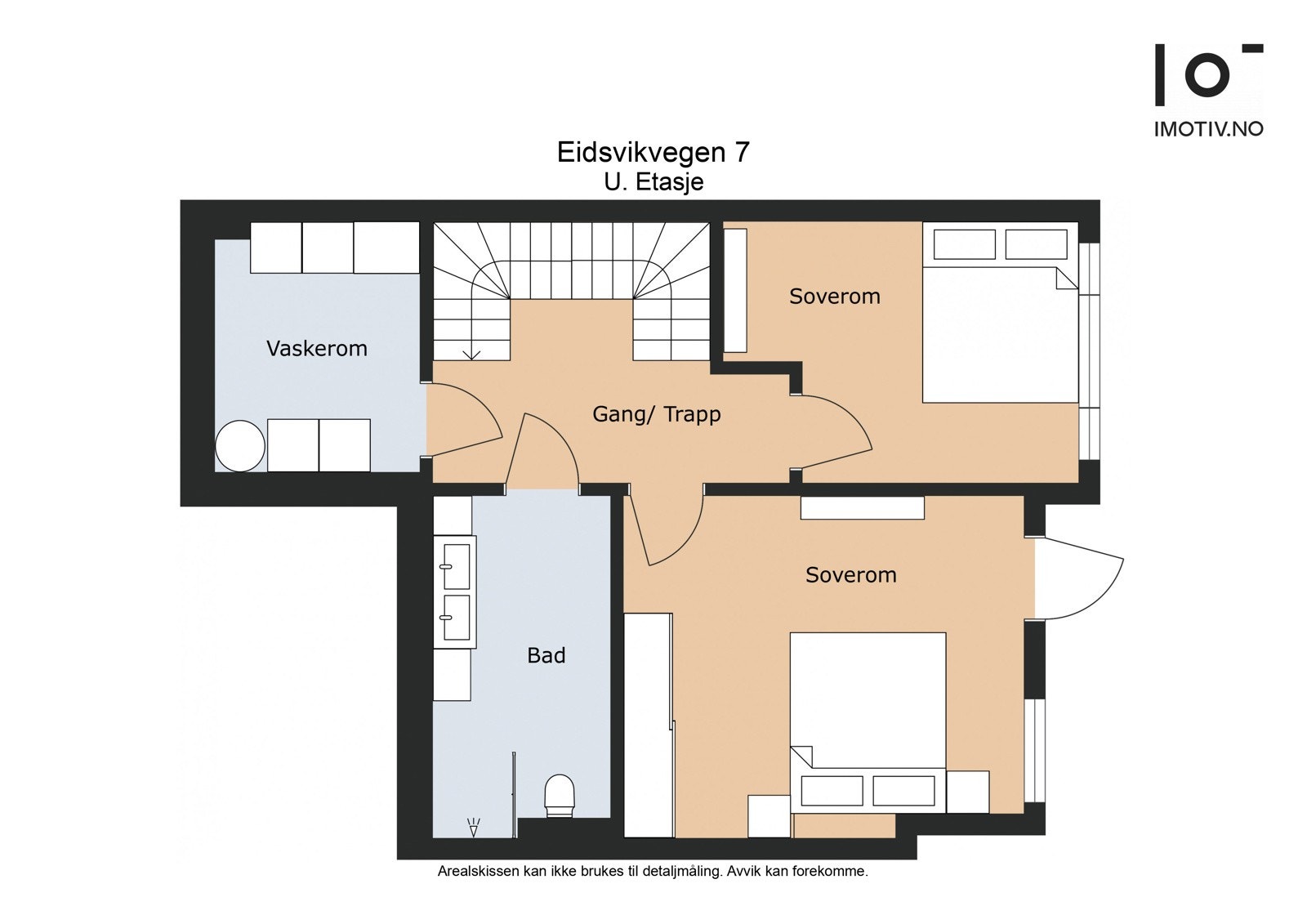 Plantegning u. etg. Galleribilde