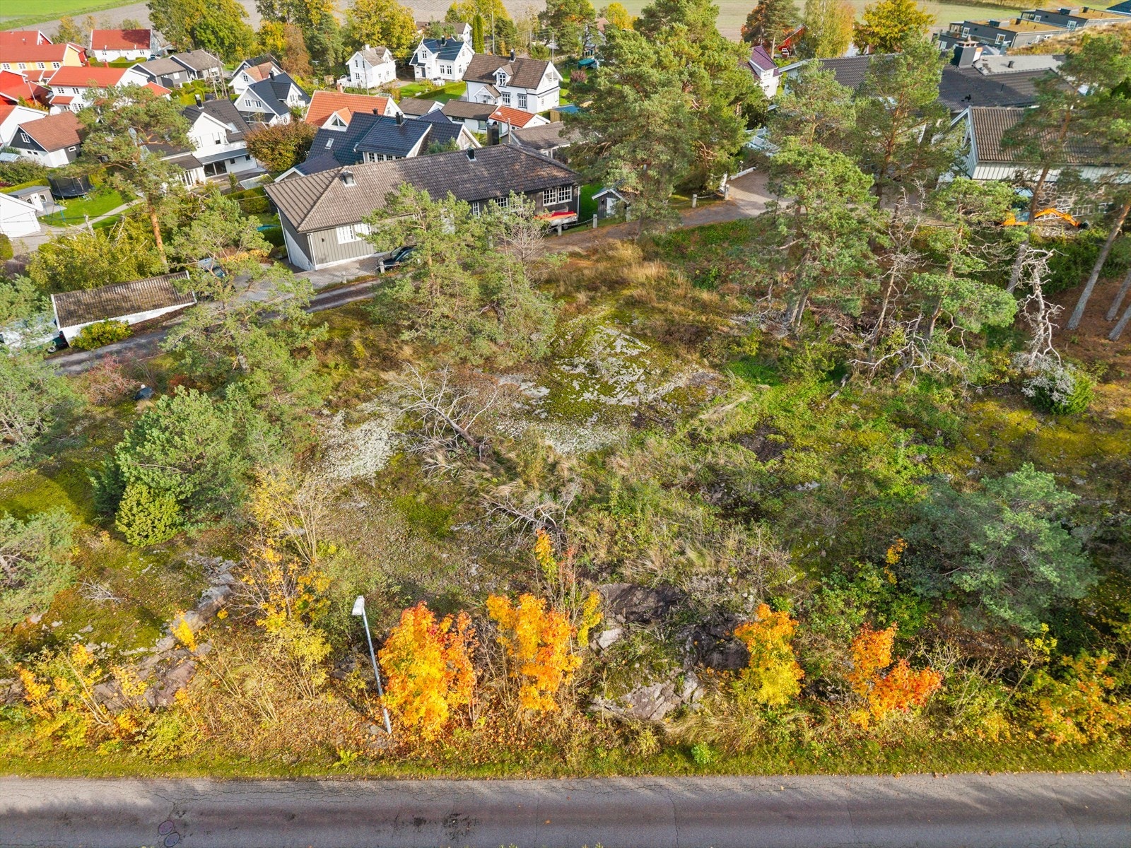 Solrik tomt i et veletablert og populært nabolag Galleribilde