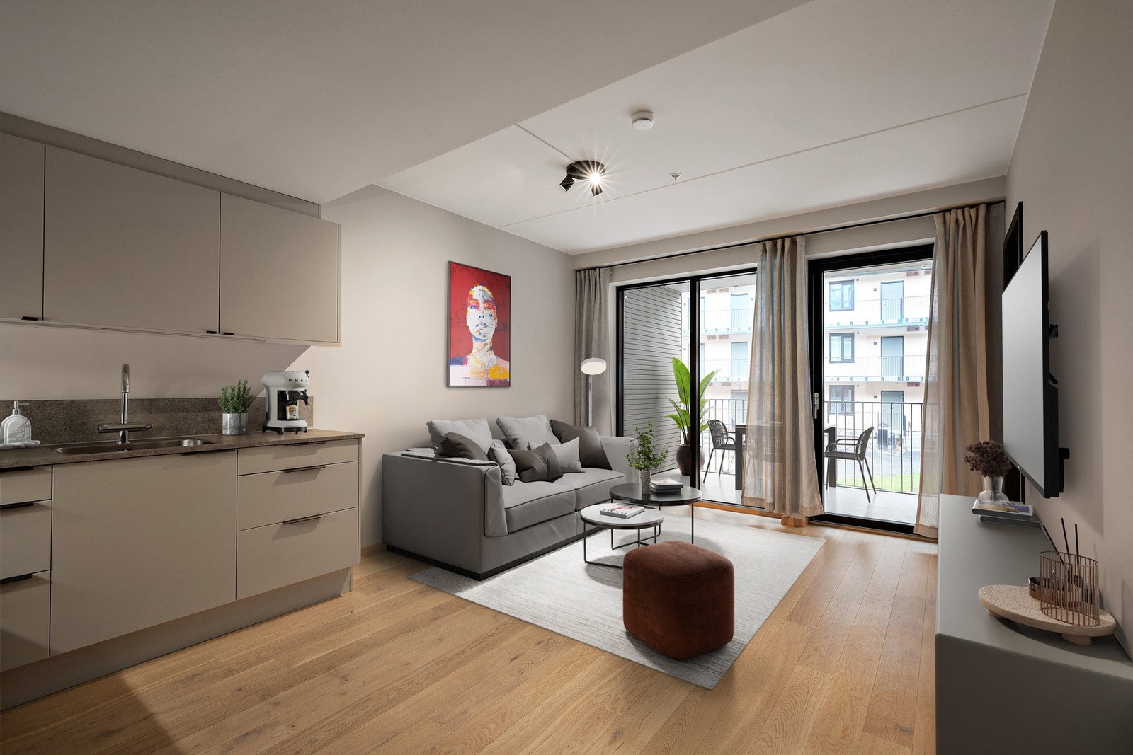 Velkommen til Frostaveien 3C! (Bildet er digitalt møblert) Galleribilde