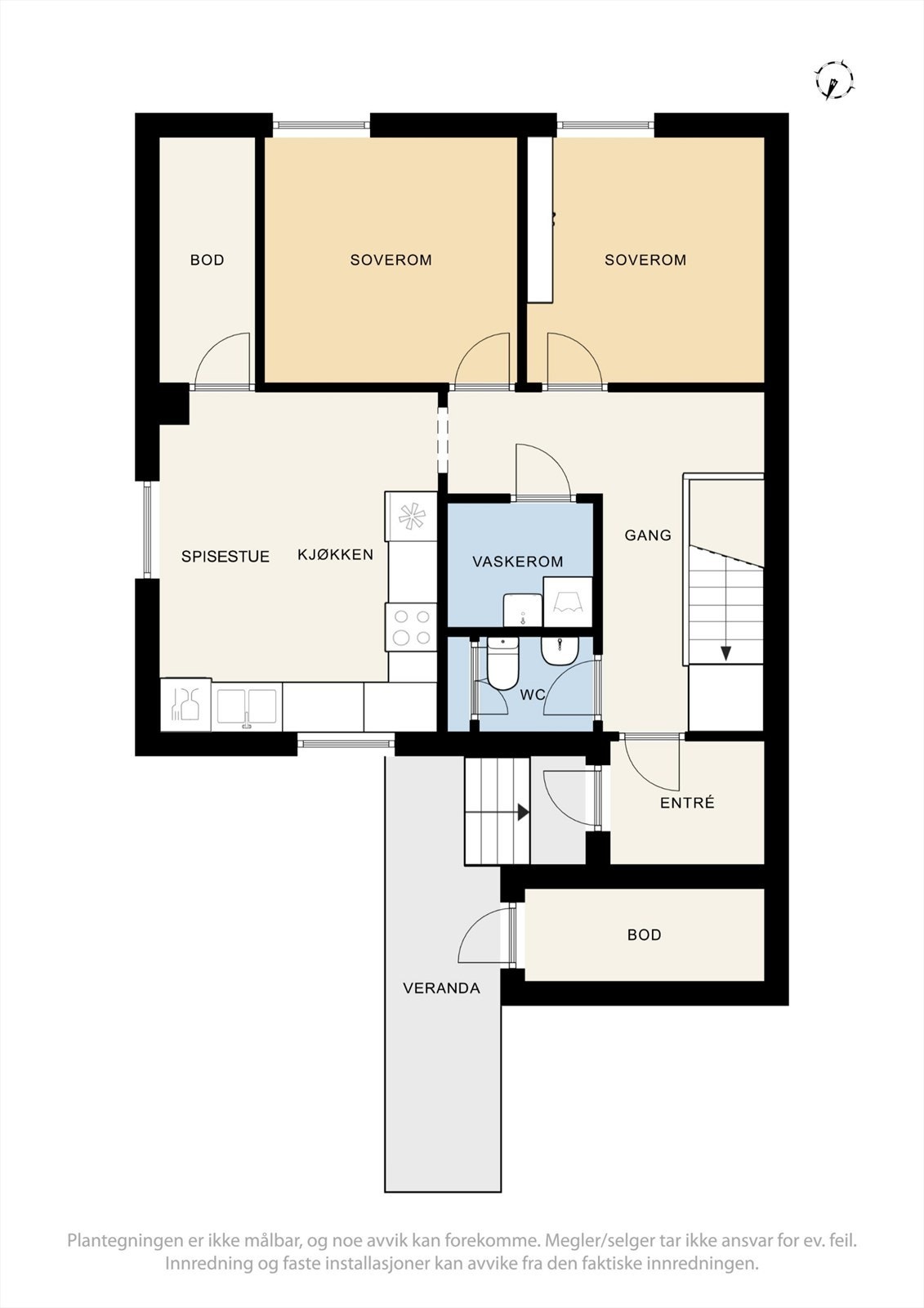 Plantegning 1. etasje. Galleribilde