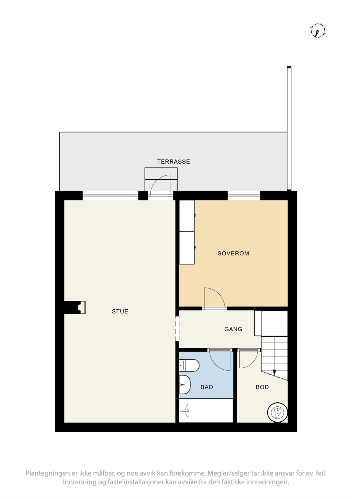 Plantegning 2. etasje. Galleribilde