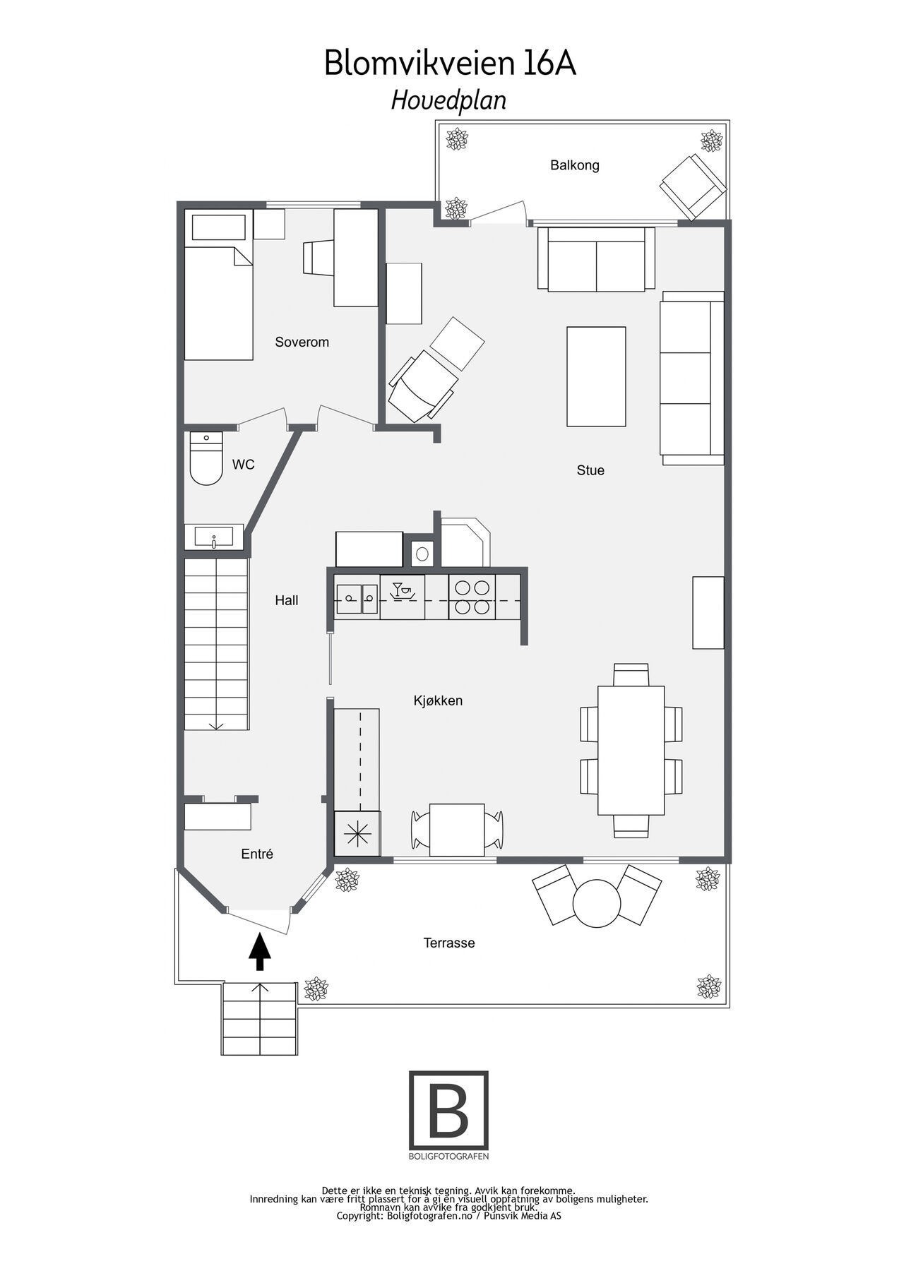 Plantegning hovedplan Galleribilde