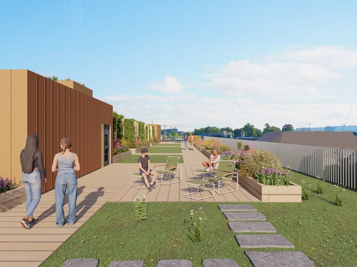 Illustrasjonsbilde - Fellesarealer - Takterrasse Galleribilde