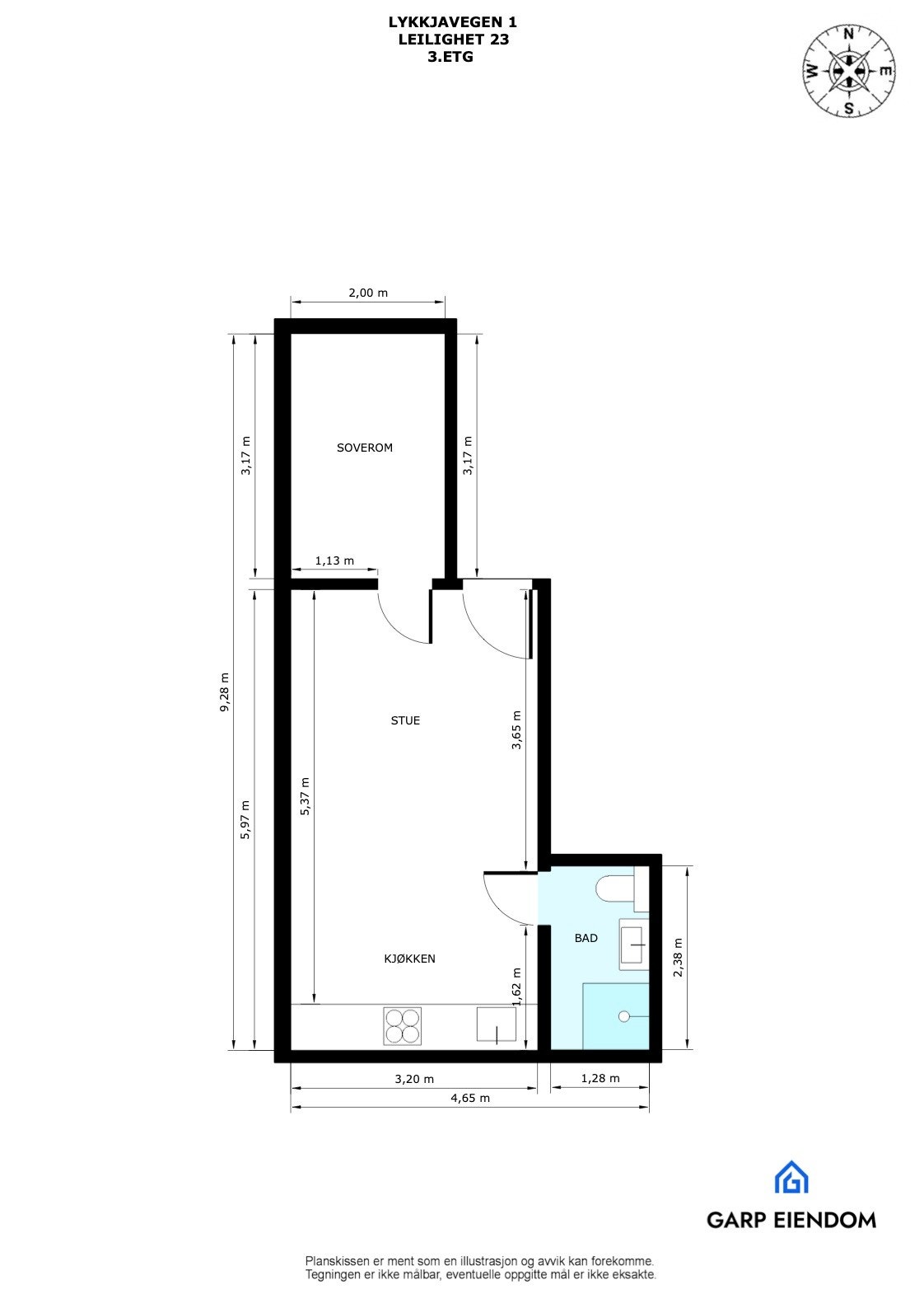 Plantegning Galleribilde