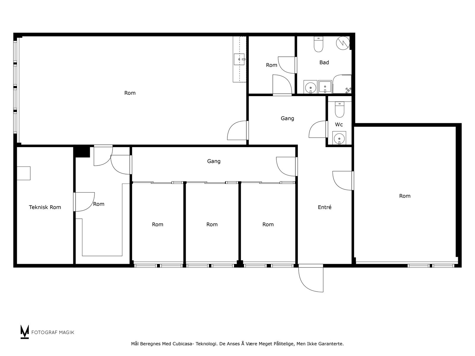 Plantegning Galleribilde